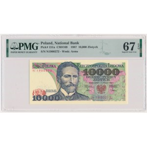 10.000 złotych 1987 - N - PMG 67 EPQ