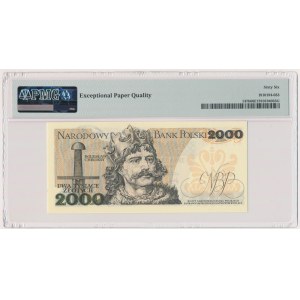 2.000 złotych 1979 - AL - PMG 66 EPQ