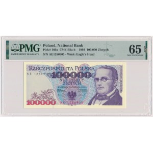 100.000 złotych 1993 - AE - PMG 65 EPQ