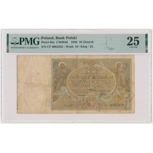 10 złotych 1926 - Ser.CF. - PMG 25 - RZADKI
