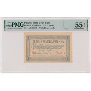1 marka 1919 - IAB - PMG 55 EPQ
