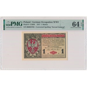 1 marka 1916 - Generał - B - PMG 64 EPQ
