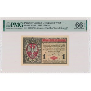 1 marka 1916 - Generał - B - PMG 66 EPQ