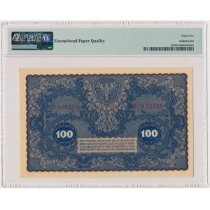 100 marek 1919 - IE Serja N - PMG 65 EPQ