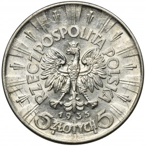 Piłsudski, 5 złotych 1935