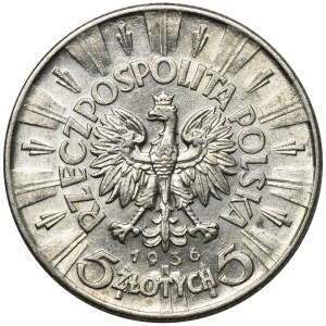 Piłsudski, 5 złotych 1936