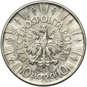 Piłsudski, 10 złotych 1935