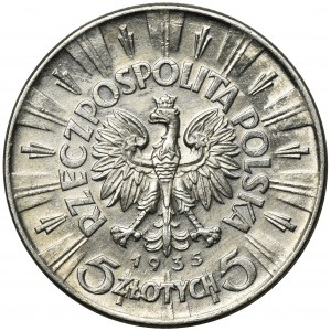 Piłsudski, 5 złotych 1935