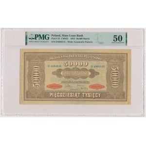 50.000 marek 1922 - D - PMG 50