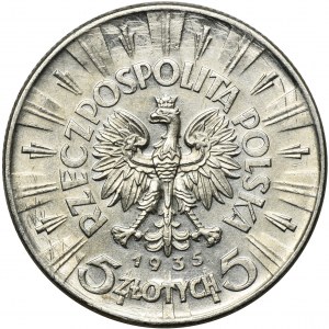 Piłsudski, 5 złotych 1935