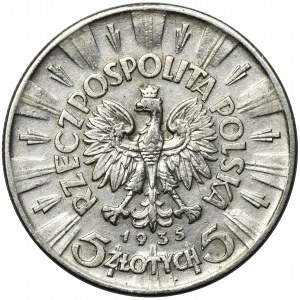 Piłsudski, 5 złotych 1935