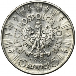 Piłsudski, 5 złotych 1935