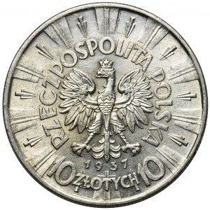 Piłsudski, 10 złotych 1937