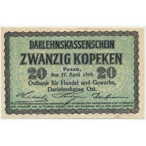 Posen, 20 Kopecks 1916