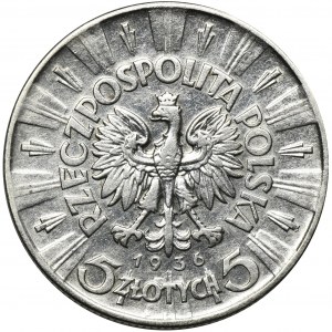 Piłsudski, 5 złotych 1936