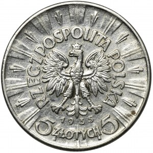 Piłsudski, 5 złotych 1935