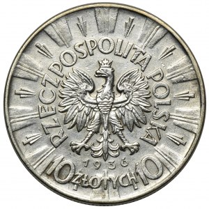 Piłsudski, 10 złotych 1936