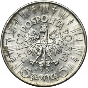 Piłsudski, 5 złotych 1935