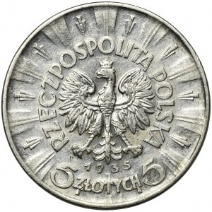 Piłsudski, 5 złotych 1935