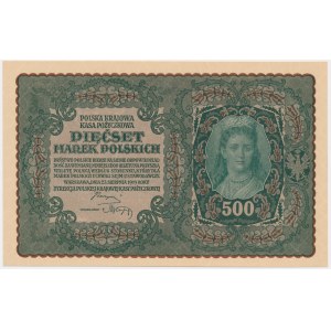 500 marek 1919 - I Serja BD - atrakcyjny