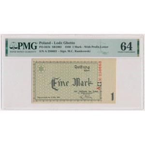 1 Mark 1940 - A - 6 digit series - PMG 64