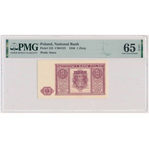 1 złoty 1946 - PMG 65 EPQ