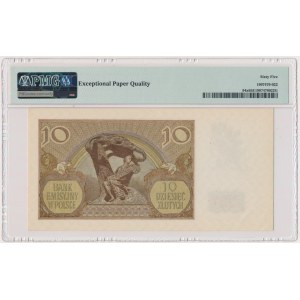 10 złotych 1940 - L. - London Counterfeit - PMG 65 EPQ