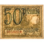 Danzig, 550 Pfennige 1919 - green -