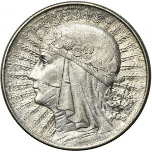 Głowa Kobiety, 5 złotych Warszawa 1934