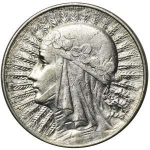 Głowa Kobiety, 5 złotych Warszawa 1933