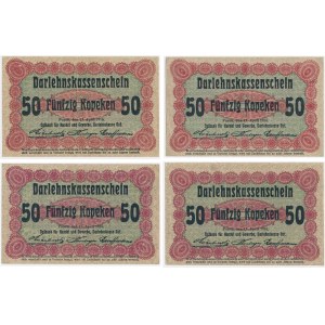 Posen, lot 50 Kopecks 1916 - short and long clause - (2 pcs.)