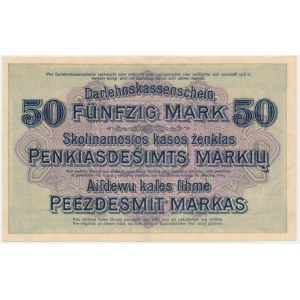 Kowno, 50 Mark 1918 - A -