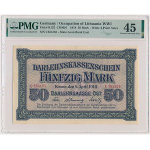 Kowno, 50 Mark 1918 - C - PMG 45