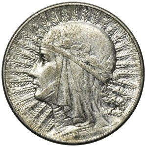 Głowa Kobiety, 5 złotych Warszawa 1934