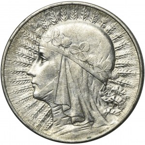 Głowa Kobiety, 5 złotych Warszawa 1933