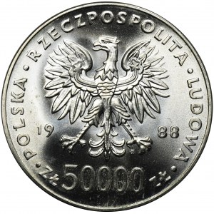 50.000 złotych 1988, Piłsudski - PIĘKNE