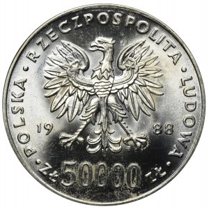 50.000 złotych 1988 Piłsudski