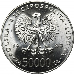 50.000 złotych 1988 Piłsudski