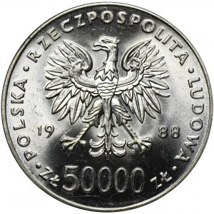 50.000 złotych 1988 Piłsudski