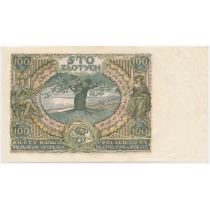 100 złotych 1932 - Ser. AS. - bez dodatkowych znw. -