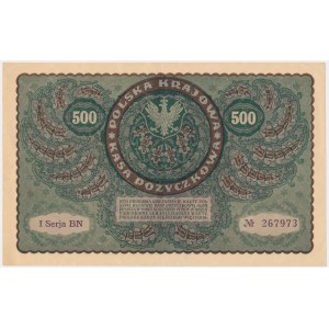 500 marek 1919 - I Serja BN -