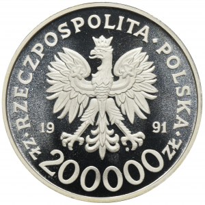 200.000 złotych 1991 200. rocznica Konstytucji 3 Maja 1791-1991