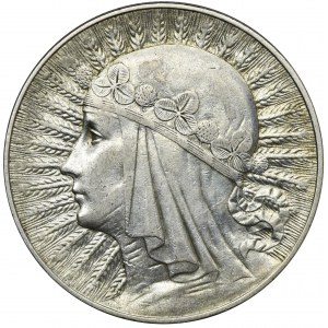 Głowa Kobiety, 10 złotych Warszawa 1933