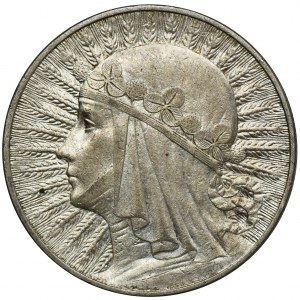 Głowa Kobiety, 10 złotych Warszawa 1932