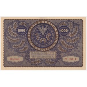 1.000 marek 1919 - III Serja C -
