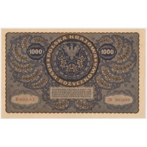 1.000 marek 1919 - III Serja AZ -