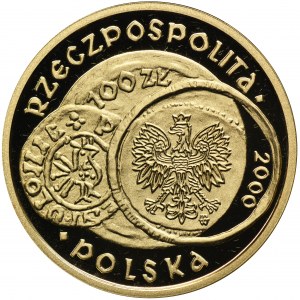 100 złotych 2000 1000-lecie Zjazdu w Gnieźnie