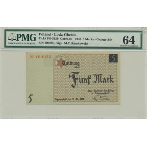 5 Mark 1940 - orange serial number - PMG 64