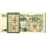 Paczka bankowa 50 złotych 1988 - HW - (100 szt.)