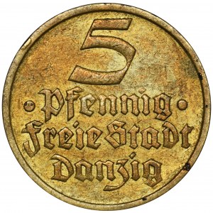 Free City of Danzig, 5 pfennig 1932